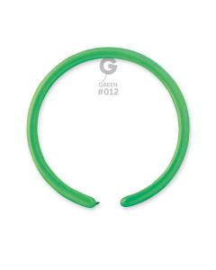 1" Green #012 D2 100pcs