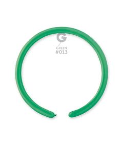 1" Green #013 D2 100pcs