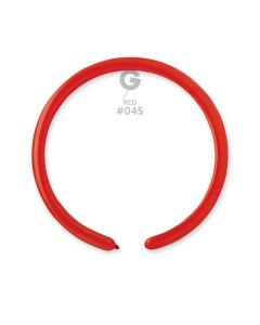 1" Red #045 D2 100pcs