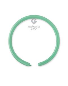 1" Aquamarine #050 D2 100pcs