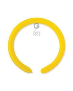 2" Yellow #002 D4 100pcs