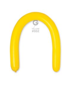 3" Yellow #002 D6 50pcs