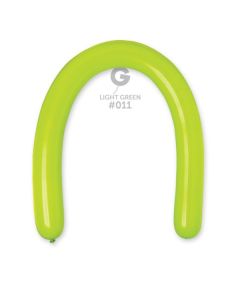 3" Light Green #011 D6 50pcs