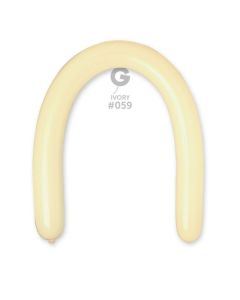 Pk50 Modelling Balloons Ivory #059 - D6.059.50