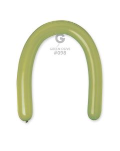 3" Green Olive #098 D6 50pcs
