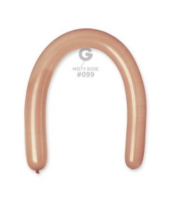 3" Misty Rose #099 D6 50pcs