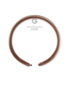 1" Shiny Rose Gold #096 DB2 50pcs