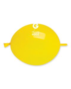 6" Yellow #002 GL6 100pcs