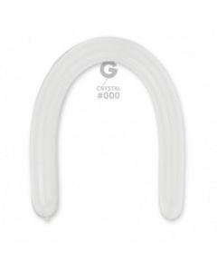 3" Crystal Clear #000 D6 50pcs