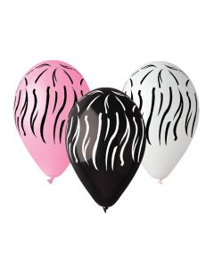 13" (25ct) Zebra prints assorted #014, #001, #057 - 948257