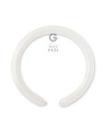 2" White #001 D4 50pcs