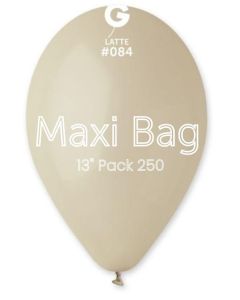 13" Pk250 Maxi Bag Latte - 128499