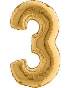 14" Number Gold 3