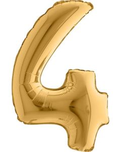 14" Number Gold 4