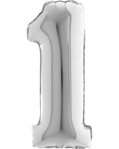 14" Number Silver 1
