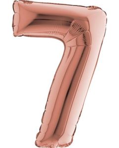 14" Number Rose Gold 7