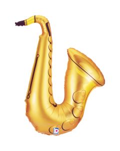 Sax Foil Balloon Packaged