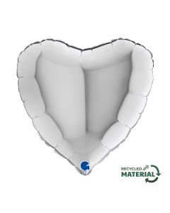 Heart 18" Silver Packaged - 18009S-P