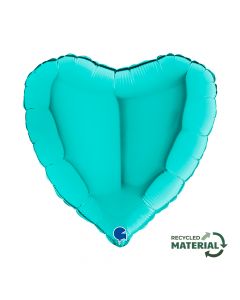 Heart 18"Tiffany Foil Balloon Packaged