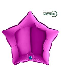 Star 18"Purple Foil Balloon Packaged