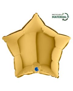 Star 18"Gold 5 Foil Balloon Packaged