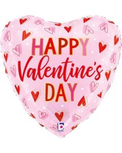 9" Valentines hearts Pk10