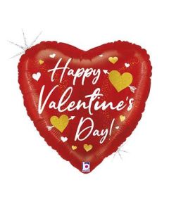 18" Valentines Heart Arrows