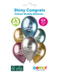 13" Shiny Congrats #797 GBS120 6pcs