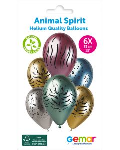 13" Animal Spirit #416-417-418 GBS120 6pcs