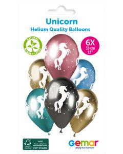 13" Unicorn #834 GBS120 6pcs