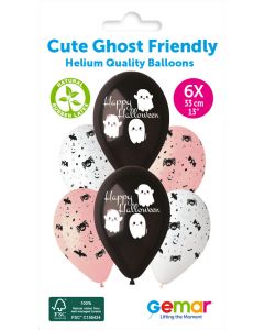 13" Cute Ghost #1225 GS120 6pcs