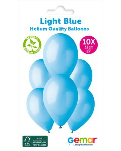 13" Light Blue #009 G120 10pcs