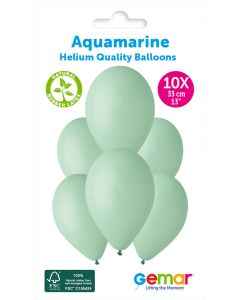 13" Aquamarine #050 G120 10pcs