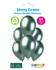 13" Shiny Green #093 GB120 6pcs