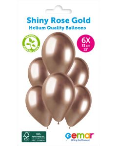 13" Shiny Rose Gold #096 GB120 6pcs