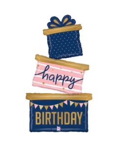 Navy Birthday Gift Trio Packaged - 35963-P