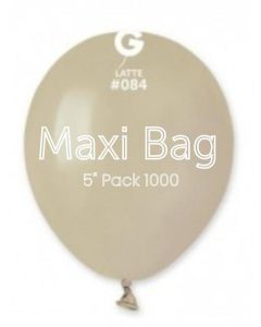5" Pk1000 Maxi Bag Latte - 058499