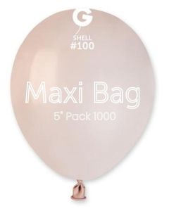 5" Pk1000 Maxi Bag Shell - 1000599