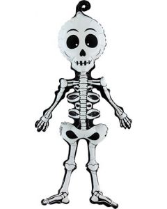 Linky Scary Skeleton Foil Balloon Packaged