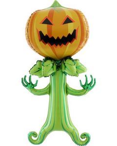 Maxiloons Spooky Pumpkin Foil Balloon Packaged