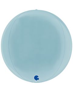 Globe 15" Pastel Blue 4D - Packaged - 74121PB-P