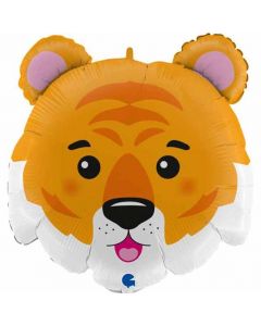 Tiger Head Foil Balloon Packaged