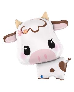 Cute Cow Foil Balloon Packaged