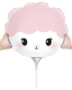 Cute Sheep mini Foil Balloon Pack of 10 Unpackaged