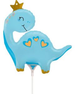 14" Blue Dino Pk10