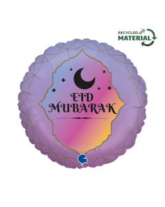 18" Eid Mubarak Foil Balloon Packaged