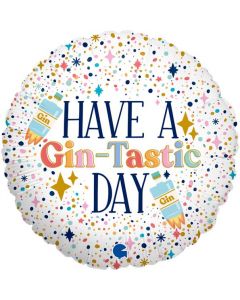 18" A Gin-Tastic Day Foil Balloon Packaged