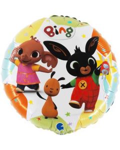 18" Bing and Friends Foil Balloon Packaged