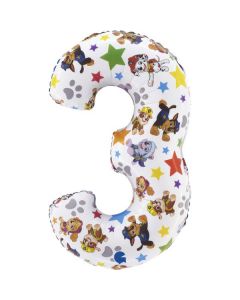 Paw Patrol - Number Three 26"  Foil Balloon Packaged