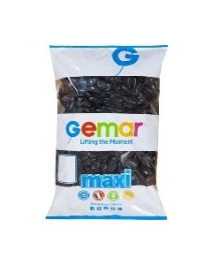 5" Pk1000 Maxi Bag Black - 051490